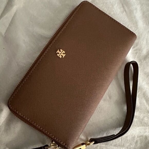 Tory Burch Emerson Wristlet Zip Continental Wallet - New - Picture 3 of 3